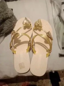 Non-Slip Luna Shimmer Sandals -  Radiate effortless elegance, designed to catch every light and every eye photo review