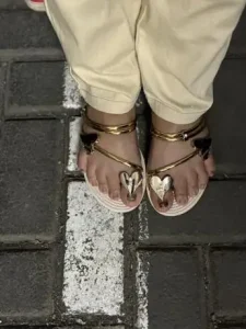 Non-Slip Luna Shimmer Sandals -  Radiate effortless elegance, designed to catch every light and every eye photo review